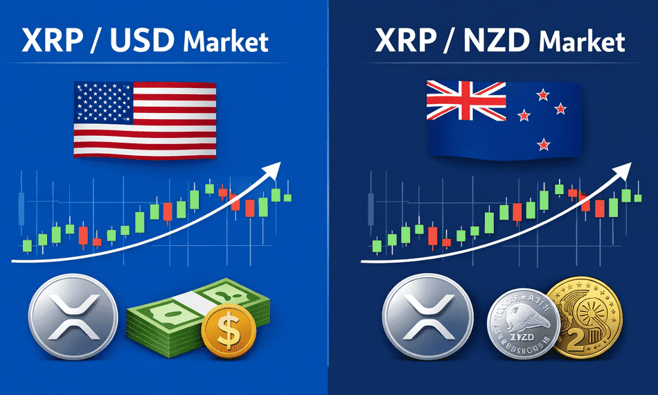 Comparing XRP USD and XRP NZD Markets