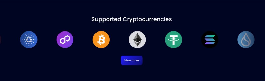 Pay It Now Supported Cryptocurrencies