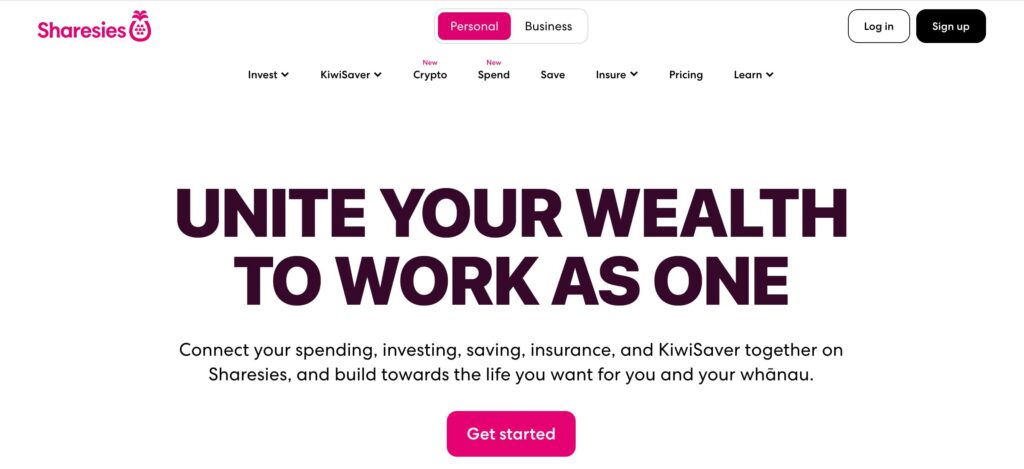 Sharesies website screenshot